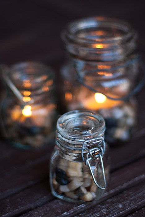 Tea Lights In Jars DIY: Tiny baby Jar