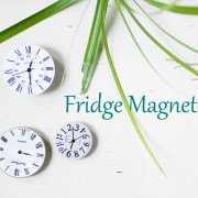 vintage second hand watch fridge magnet DIY