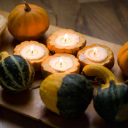 Pumpkin Candle DIY