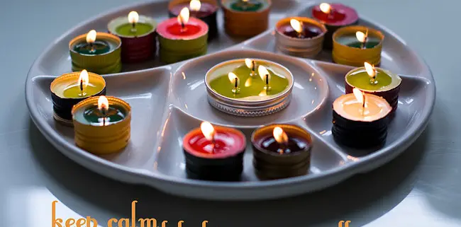 DIY Wine Cap Tea Candles