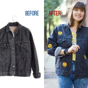 Patched Jacket Without Any Sewing
