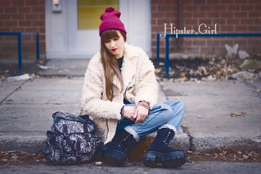 Hipster Winter Outfit: Vintage And Modern Together - Why Buy? DIY!