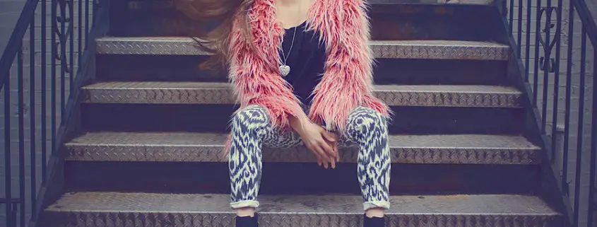 New York, New York: Pink Fur, Sexy Self-Portraits and Jeffrey Campbell Booties