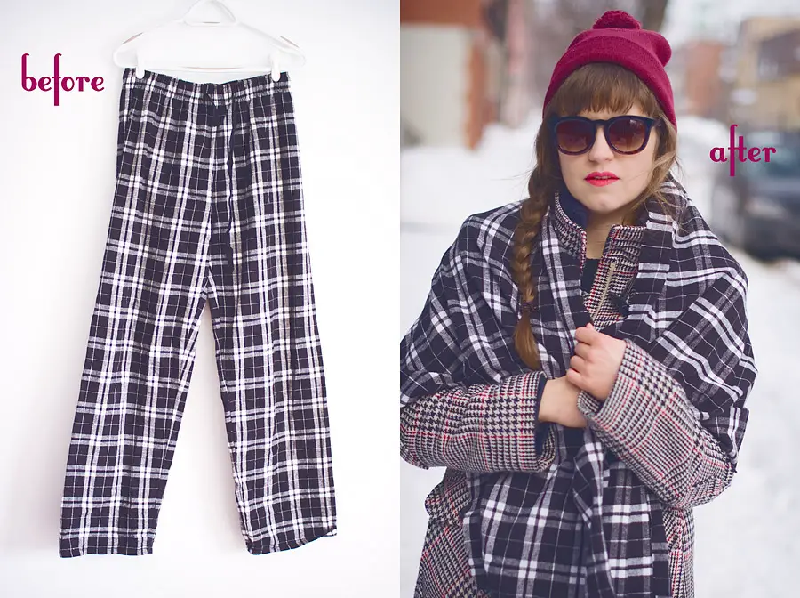 diy-fashion-Flannel-Pants-To-Scarf-before-after-Feb-21-2015-01