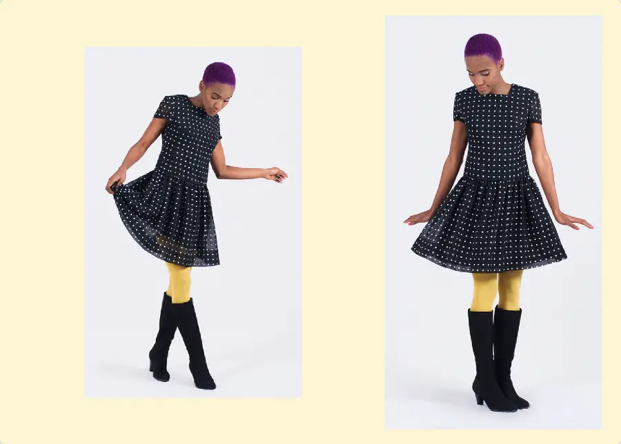Color Therapy: Vintage Dress (Collaboration With FripeFabrique)