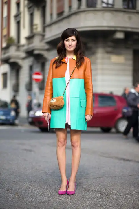 Fashion Inspiration Fur Bag From Street Style at Milan Fashion Week 2015