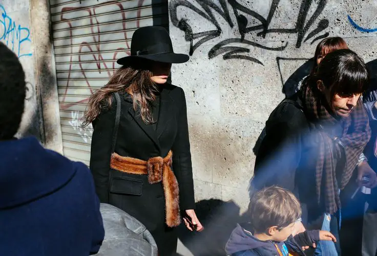 Fashion Inspiration Fur Pockets From Street Style at Milan Fashion Week 2015