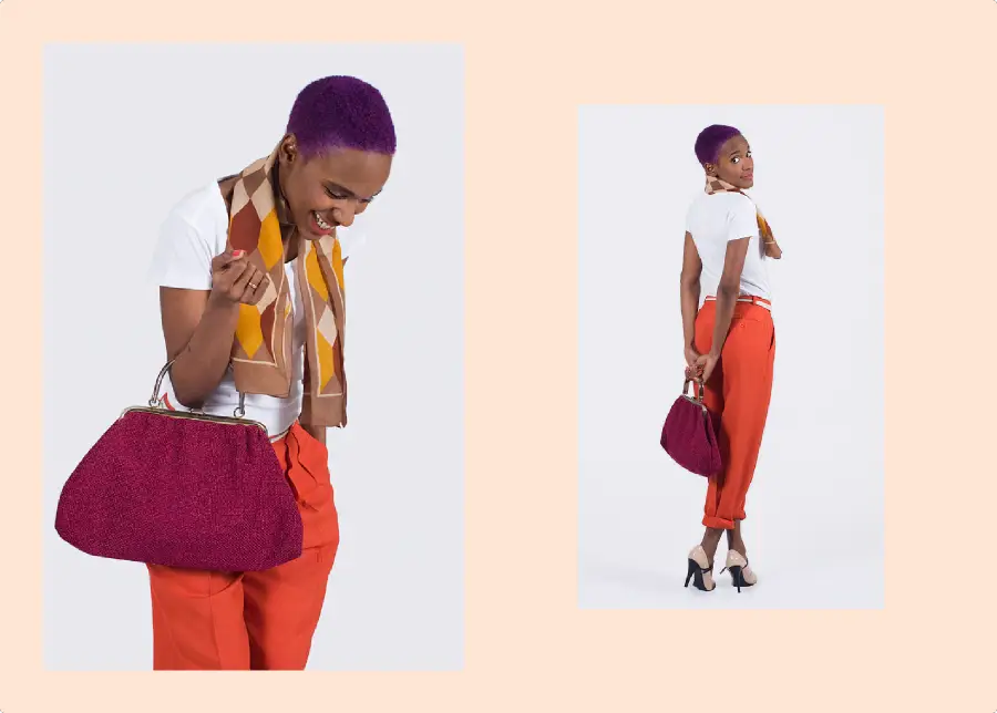 Color Therapy: Vintage Bag And Vintage Pants (Collaboration With FripeFabrique)