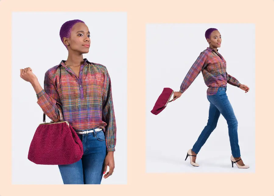 Color Therapy: Vintage Blouse and Vintage Bag (Collaboration With FripeFabrique)