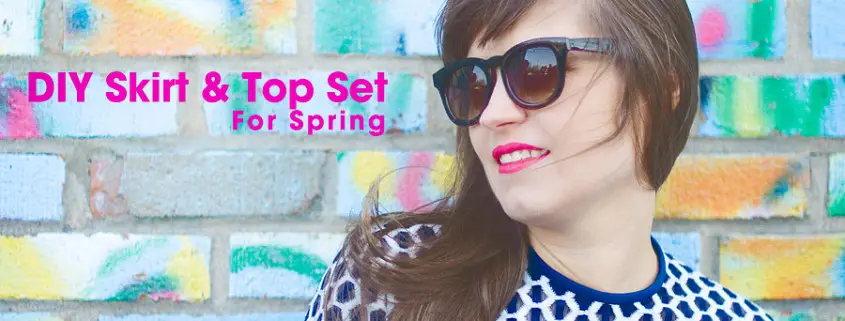 Spring DIY: How to convert a vintage dress into a two-piece set