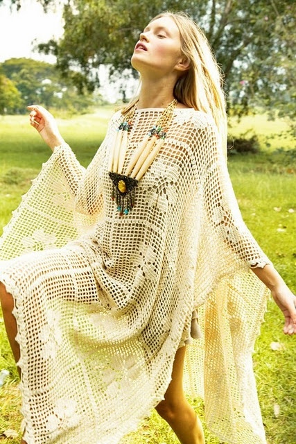 lace dress poncho