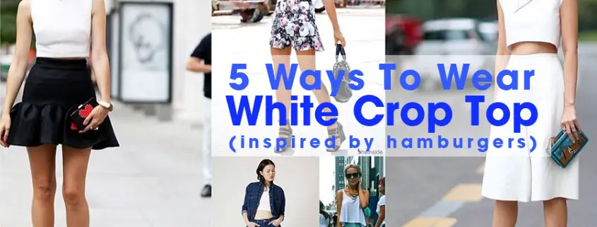 How To Wear Crop Top In White