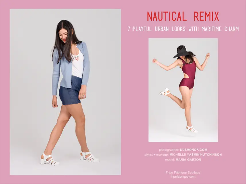 Nautical Remix Summer Lookbook: Collaboration With Fripe Fabrique