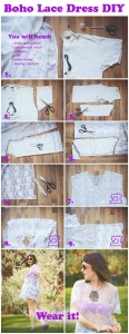 Boho Lace Dress DIY Steps