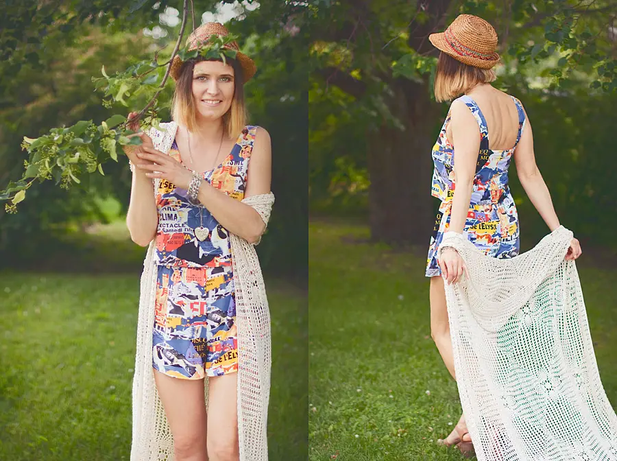 Summer DIY: Two Piece Set Made of a Vintage Dress Result