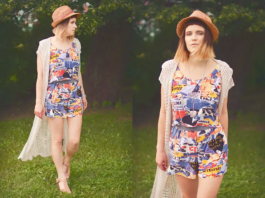 Summer DIY: Two Piece Set Made of a Vintage Dress